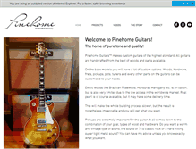 Tablet Screenshot of pinehomeguitars.com